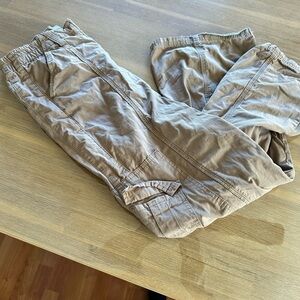 BDG Light Brown Wide Leg cargo Pants. Skater girl. Junior XS